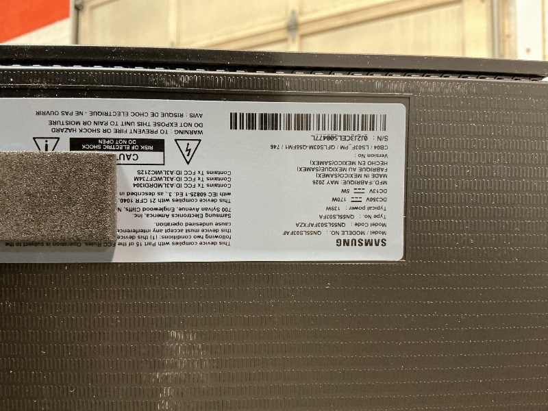Photo 1 of ***USED***Samsung 55-Inch Class The Frame LS03F 4K QLED Smart TV (2025 Model) Slim Fit Wall Mount, Modern Frame Design, NQ4 AI Gen2 Processor, Art Mode, Artful Picture Quality, Samsung Vision AI, Alexa Built-in