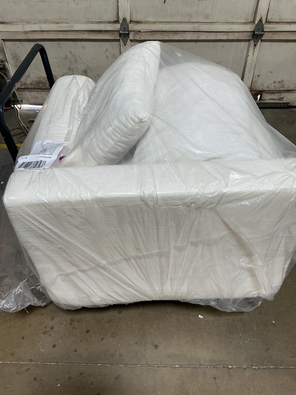 Photo 1 of ***MISSING SECTION (B)***Novilla Modular Cloud Couch, Modern Sectional Sofa with Smarts Coil® Support, Chenille Fabric, Upholstered Couch for Living Room Apartments Bedroom, No Assembly, Armless Chair, White