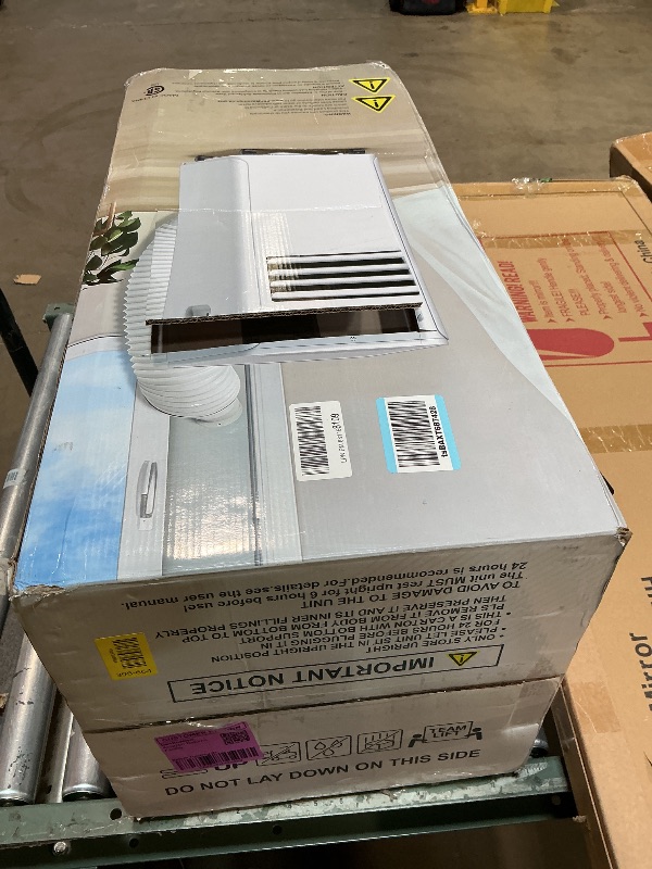 Photo 1 of 12000 BTU Portable Air Conditioner, 3-in-1 AC Unit with Dehumidifier & Fan Mode, Quiet Operation for Bedroom, Cools up to 550 sq.ft, 24-Hour Timer, Remote & Window Installation Kit Included