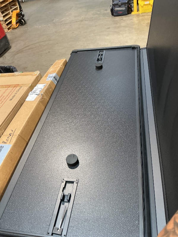View 3 of ***MISSING PARTS ***Hard Folding Truck Bed Tonneau Cover Compatible with Chevy Silverado & GMC Sierra 2500 3500 HD 2020(New) 2021-2026 6.9 ft Standard Box(No CarbonPro Bed), Tri Fold On Top Style