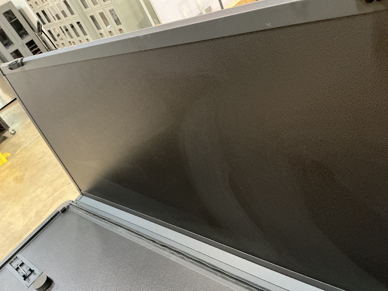 View 4 of ***MISSING PARTS ***Hard Folding Truck Bed Tonneau Cover Compatible with Chevy Silverado & GMC Sierra 2500 3500 HD 2020(New) 2021-2026 6.9 ft Standard Box(No CarbonPro Bed), Tri Fold On Top Style