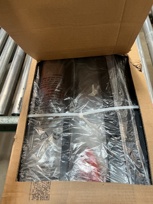 Photo 1 of ***PARTS ONLY***MISSING PIECES*** Feetice Metal Triple Bunk Bed, Twin Over Twin Over Twin Heavy Duty Bunkbeds, Full-Length Guardrail Family-Friendly for All Ages, Bedroom, No Box Spring Needed, Easy Assembly, Black