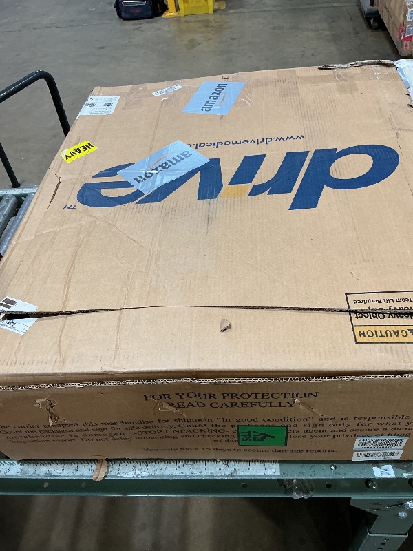 Photo 1 of ***USED***Drive Medical Blue Streak Lightweight Foldable Wheelchair - Enhanced Mobility Support - Durable Construction - Padded Comfort - Swing-Away Leg Rests - Desk Arms - Blue/Black - 18 Inch Seat