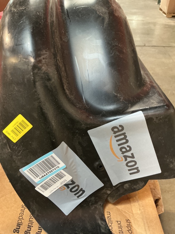 Photo 1 of ** bend damage**Rough Country Rear Wheel Well Liners for Chevy Silverado 1500 (2007–2013) & 2500/3500 HD (2007–2010) - Bolt-On Rear Fender Liners, Made in USA
