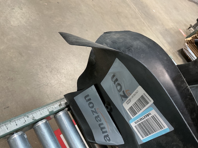 Photo 1 of ** bend damage**Rough Country Rear Wheel Well Liners for Chevy Silverado 1500 (2007–2013) & 2500/3500 HD (2007–2010) - Bolt-On Rear Fender Liners, Made in USA