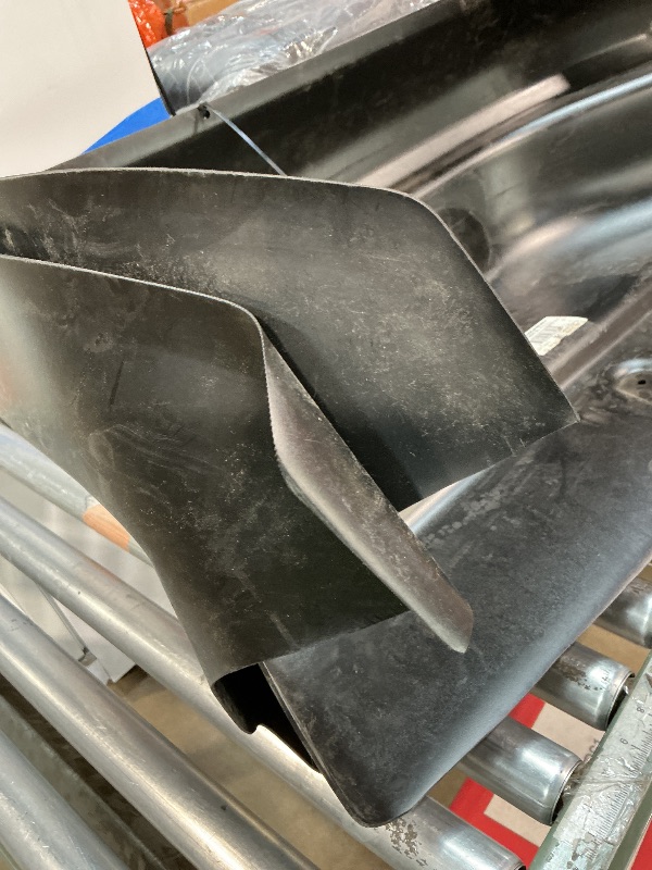 Photo 1 of ** bend damage**Rough Country Rear Wheel Well Liners for Chevy Silverado 1500 (2007–2013) & 2500/3500 HD (2007–2010) - Bolt-On Rear Fender Liners, Made in USA