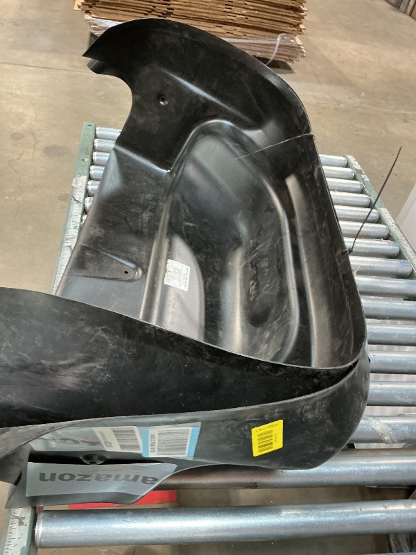 Photo 1 of ** bend damage**Rough Country Rear Wheel Well Liners for Chevy Silverado 1500 (2007–2013) & 2500/3500 HD (2007–2010) - Bolt-On Rear Fender Liners, Made in USA