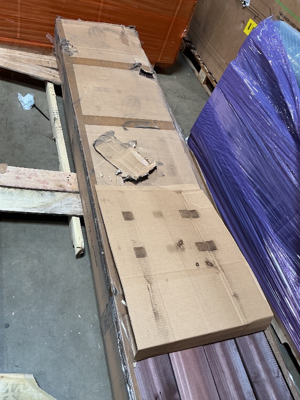 Photo 1 of *** CHIPPED WOOD PIECES ***Backyard Discovery Somerville 14 x 10 Walnut All Cedar Pergola, Durable, Quality Supported Structure, Snow and Wind Supported, Rot Resistant, Electrical Outlet with USB, Deck, Garden, Patio