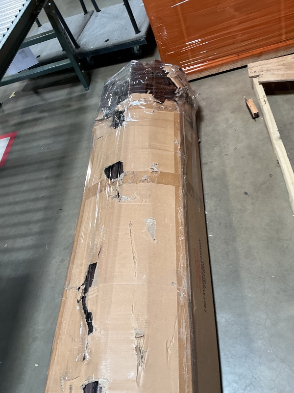 Photo 1 of *** CHIPPED WOOD PIECES ***Backyard Discovery Somerville 14 x 10 Walnut All Cedar Pergola, Durable, Quality Supported Structure, Snow and Wind Supported, Rot Resistant, Electrical Outlet with USB, Deck, Garden, Patio