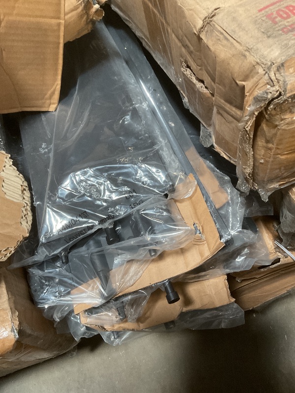 Photo 1 of ** will need a truck for pick up. One Pallet of five boxes.**Backyard Discovery Evanston 10-ft W x 20-ft L x 8-ft 2-in H Black Metal Attached Pergola