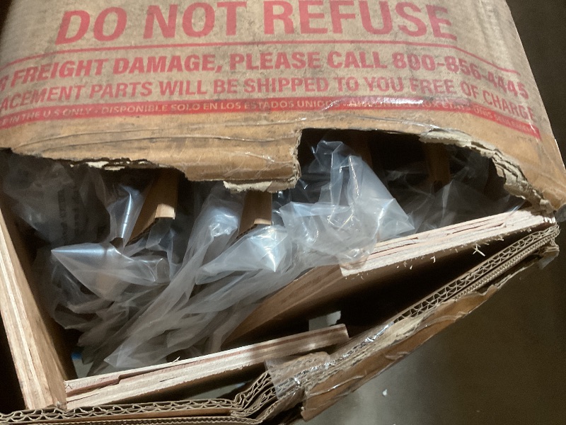 Photo 1 of ** will need a truck for pick up. One Pallet of five boxes.**Backyard Discovery Evanston 10-ft W x 20-ft L x 8-ft 2-in H Black Metal Attached Pergola