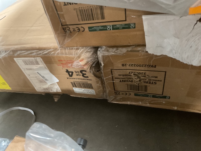 Photo 1 of ** three boxes and one slide. Dirt from transport.**Backyard Discovery Sterling Point Residential Wood Playset