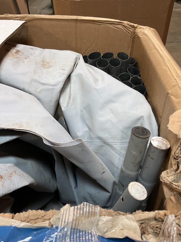 View 5 of **FOR PARTS ONLY/ NON-FUNCTIONAL*** Bestway 26325EP 18ft Ultra XTR Frame Deluxe Above Ground Swimming Pool Set with 1500 GPH Sand Filter Pump, Removable Ladder, Ground Cloth, Pool Cover, SuperTough, Puncture and Rust Resistant
