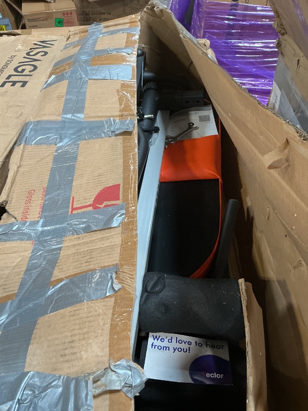 Photo 1 of **** DAMAGED BOX ASSEMBLY COULD BE MISSING ****Teclor Inversion Table for Back Pain Relief, 350 lbs Capacity Strength Training Inversion Equipment, Decompression Table for Pain Therapy Training with Safe Belt & Comfortable Ankle Holders