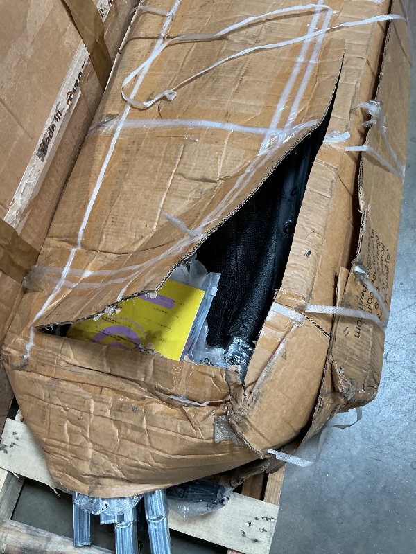 View 3 of *** DAMAGE BOX ASSEMBLY COULD BE MISSING***JoyBerri Trampoline Outdoor - Upsurge ASTM Certified Safe 8Ft 10Ft 12Ft 14Ft 15Ft 16Ft Recreational Trampoline for Kids and Adults. Anti-Rust Coating with Enclosure Net, Ladder, Sprinkler & LED Lights