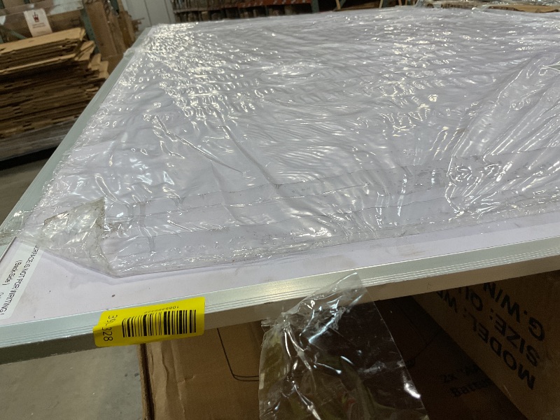 Photo 1 of ** frame is scratch/dent damage **VIZ-PRO Dry Erase Board, 60" x 48" Large Magnetic Whiteboard for Wall