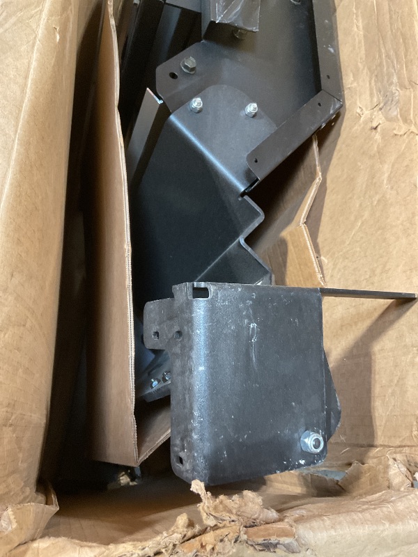 Photo 1 of ** scrapes/dirt **Lippert Solid Step 4.0 Premium Quad RV Camper Entry Steps with Lift Assist Gas Struts, 26" Step Width, XL Top Tread, 8" Rise, 500-lb. Weight Capacity, Adjustable Legs, Recessed Feet - 2024057000