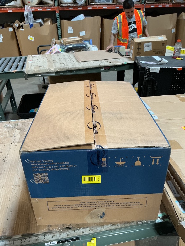 Photo 1 of *FACTORY SEALED* iSpring RCC7AK-BN NSF Certified, 75 GPD, Alkaline 6-Stage Reverse Osmosis System, pH+ Remineralization RO Water Filter System Under Sink Patented Top-Mounted Faucet Design for Easy Installation