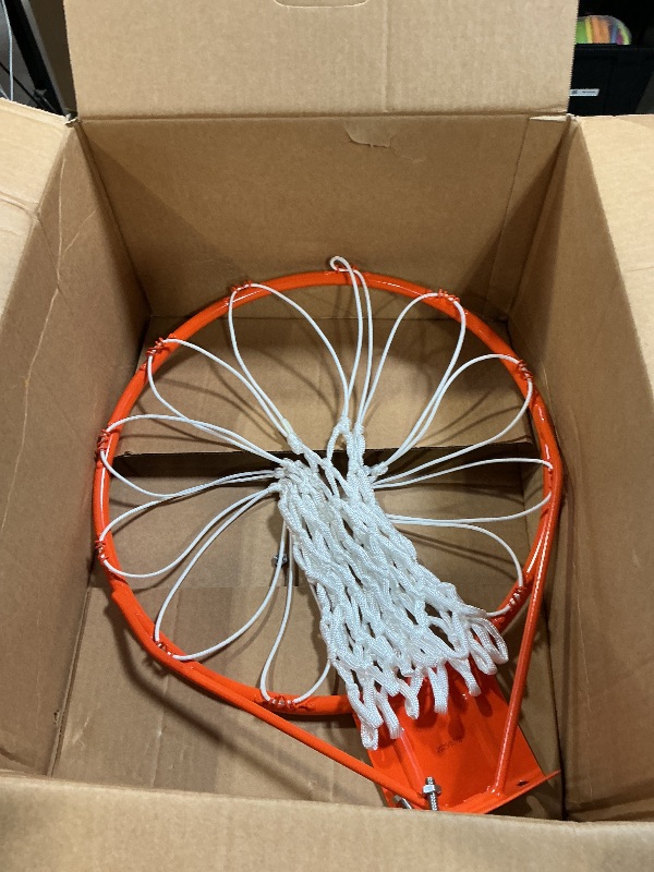 Photo 1 of * HARDWARE MISSING*GoSports Universal Regulation 18 Inch Steel Basketball Rim-Use for Replacement or Garage Mount