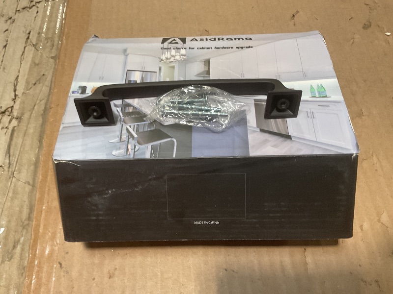 Photo 1 of 15 Pack Kitchen Cabinet Handles 3-3/4 Inch Hole Center Black Cabinet Pulls