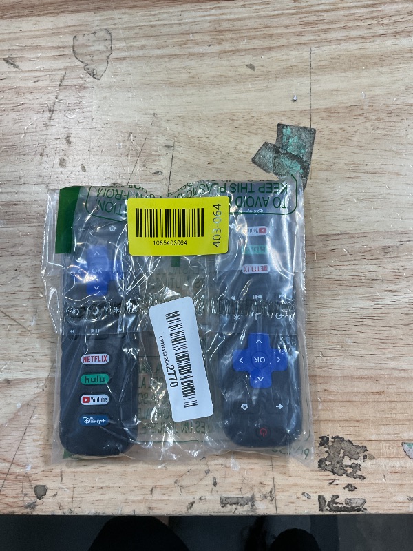 Photo 1 of (Pack of 2) Replacement Remote Control Only for Roku TV, Compatible for TCL Roku/Hisense Roku/Onn Roku/Sharp Roku/Element Roku/Westinghouse Roku/Philips Roku Smart TVs (Not for Roku Stick and Box)