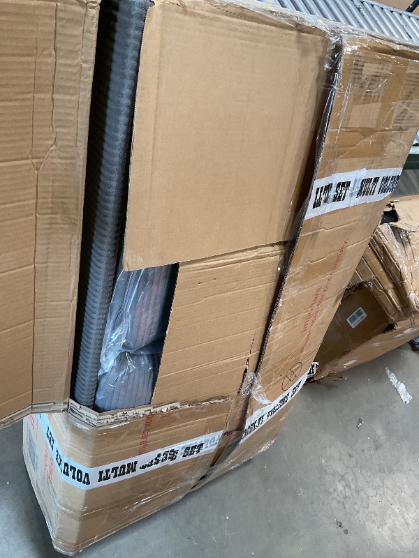 View 5 of ** selling for parts as partial set. One of two boxes** Ball & Cast 80" Sectional Sleeper Sofa Bed Pull Out Couches for Living Room