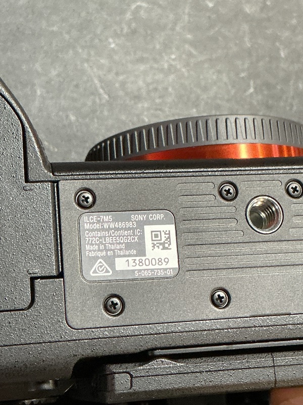 Photo 1 of ***OVER HEATING***Sony Alpha 7 V Full-Frame Hybrid Mirrorless Camera: 30fps Blackout-Free Shooting, AI Autofocus, 5-Axis in-Body Stabilization (Only)