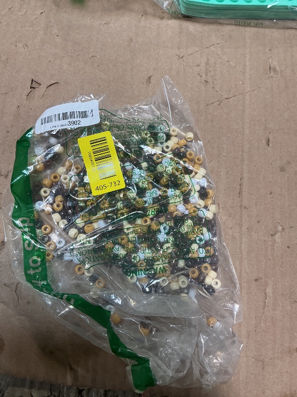 View 2 of ****PARTIAL SET /SEE PHOTOS NOT 1000 PCS *** ZHIYUXI 1000PCS Brown Pony Beads Bulk for Bracelets Making
