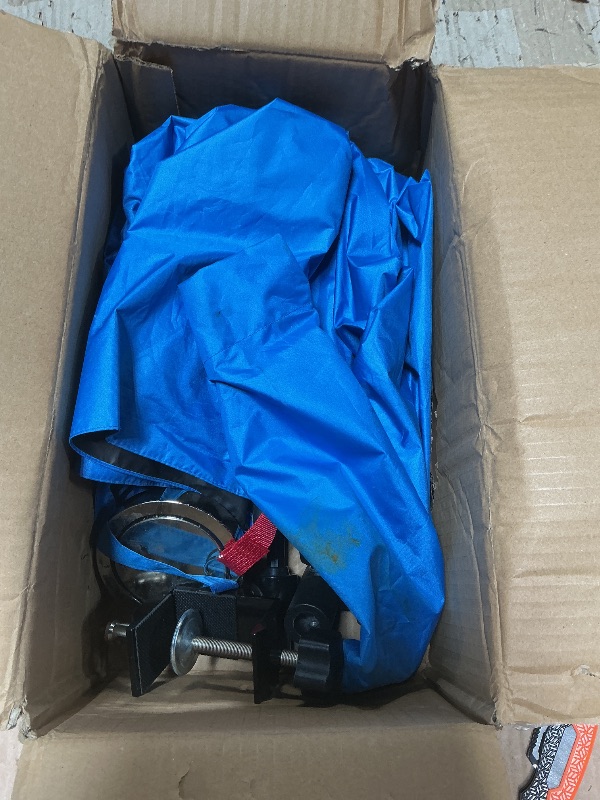 Photo 1 of ***RECOMMENDED FOR PARTS/ STAINED & HEAVILY SCRATCHED***** FixOasis 60" Folding HVAC Umbrella with Magnetic Base, Universal Clip Included, Reinforced Fiberglass, Wind-Resistnat, Portable Magnetic Umbrella, For HVAC and Outdoor Activities, 180°Adjustable