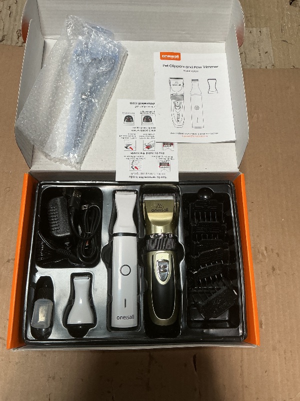 Photo 1 of ***DIRTY (HAIR )***** oneisall Dog Clippers and Paw Trimmer Kit for Small Large Dogs Cats