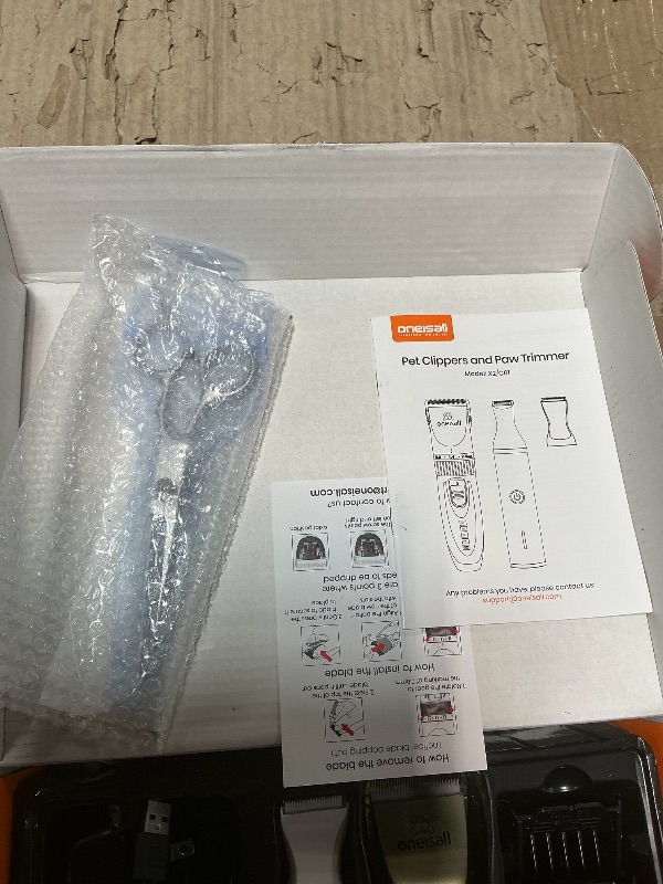 Photo 1 of ***DIRTY (HAIR )***** oneisall Dog Clippers and Paw Trimmer Kit for Small Large Dogs Cats