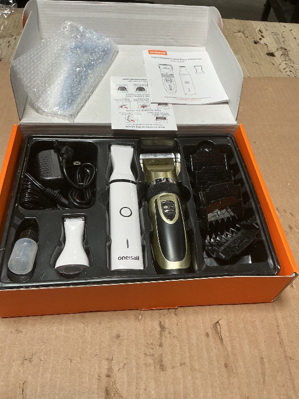 Photo 1 of ***DIRTY (HAIR )***** oneisall Dog Clippers and Paw Trimmer Kit for Small Large Dogs Cats