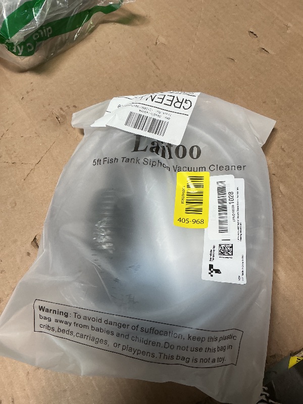 Photo 1 of ***ODOR*** Laifoo 5ft Aquarium Siphon Vacuum Cleaner for Fish Tank Cleaning Gravel & Sand