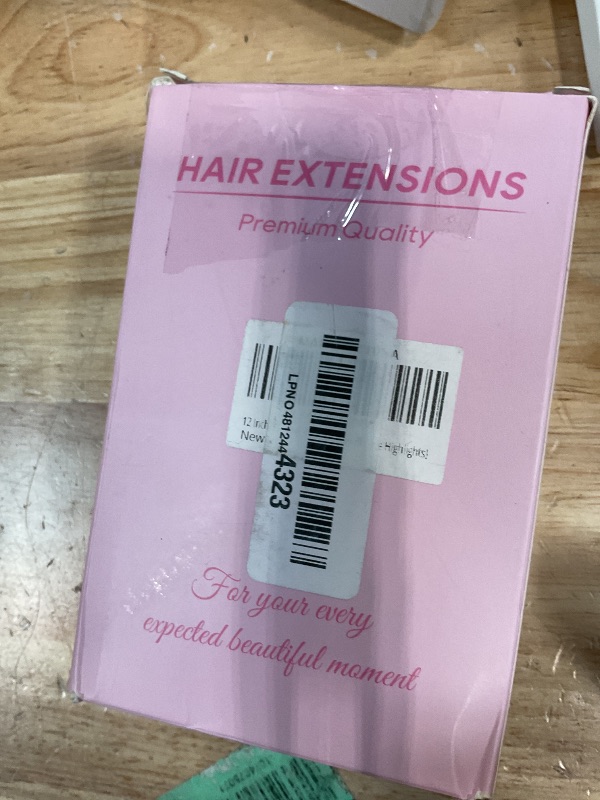 Photo 1 of 12 Inch Ponytail Extension - Soft Curly Pony Tails Hair Extensions, Claw Clip Ponytail Extension, Synthetic Clip in Ponytail Hair Extensions (Color: Ash Brown with Beige Blonde Highlights)