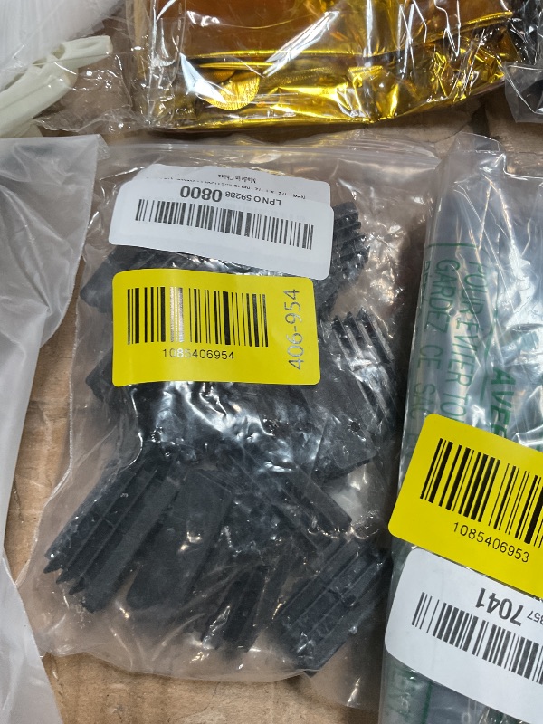 Photo 1 of 1/2" x 1 1/2" Rectangle Tubing End Caps, 13mm x 38mm Tubing Post End Cap Black Plastic Plugs, Chair Glide Floor Protector (16 Pack)