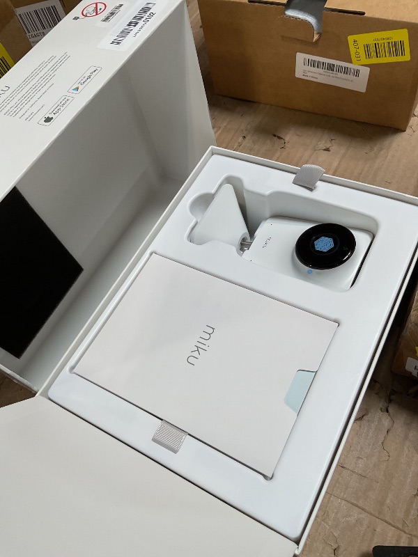 Photo 1 of ***PARTS ONLY / NON FUNCTIONAL*** Miku Pro Smart Baby Monitor with Camera, Track Live Breathing with No Wearable, Real-Time Alerts, Sleep Analytics, 1080p Wi-Fi Video, Night Vision, and 2-Way Audio, Wall Mount Included
