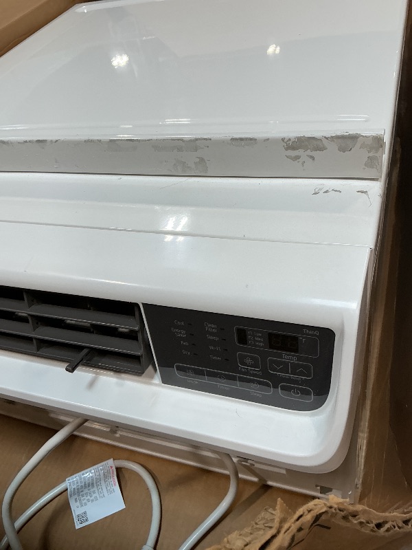 Photo 1 of *** MISSING REMOTE ***LG 14,000 BTU DUAL Inverter Smart Window Air Conditioner, 115V, Cools 800 Sq. Ft. for Bedroom, Living Room, Apartment, Quiet Operation, ENERGY STAR®, works with LG ThinQ, Amazon Alexa and Hey Google