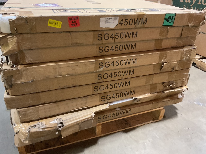Photo 1 of **WILL NEED A TRUCK FOR PICKUP. ONE PALLET OF 9 boxes. Two panels in each box.**SUNGOLDPOWER 18PCS 450W Monocrystalline Solar Panel,Grade A Solar Cell, Waterproof IP67,High Efficiency PV Module for RV,Home,House,Boat,Farm,Off Grid and On Grid System (18PC
