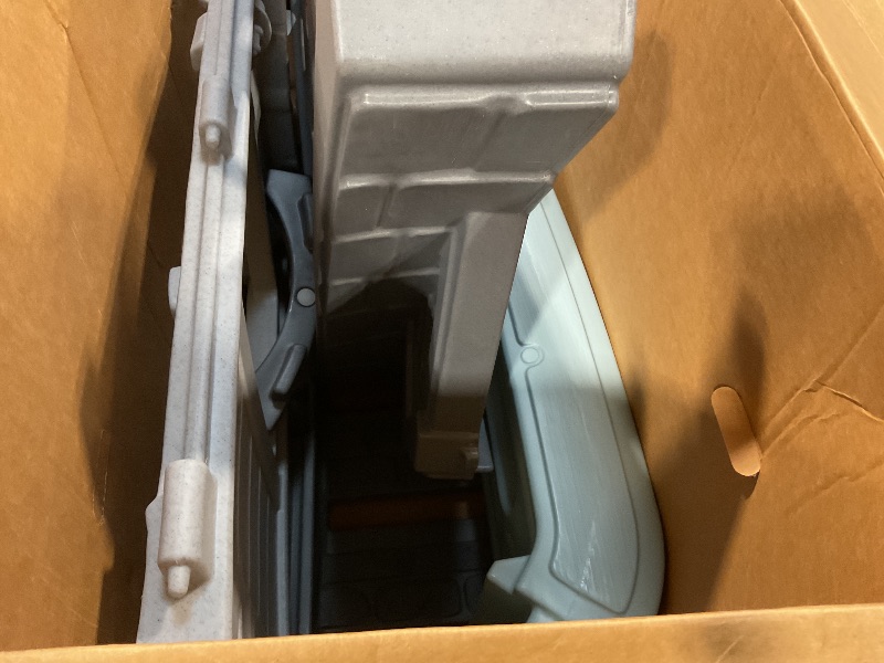 Photo 1 of ** selling for parts as partial set. Missing some base pieces. **Step2 Enchanting Adventures 2-Story Kids Playhouse, Outdoor Playhouse with Kitchenette & Slide, Rock Climbing Wall, Made of Durable Plastice, For Toddlers 4-8 Years Old