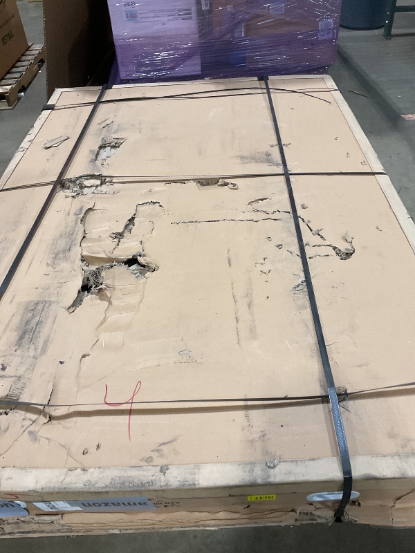 Photo 1 of ** scrape damage from transport **SanHima Rooftop Tent Hard Shell - Hotham Overland Aluminium Roof Top Tent w/Interior Space 79"x52"58", Full Ceiling LED Light & Skyview Window, 2” Thick Mattress, for Car SUV Truck Camping, Gray