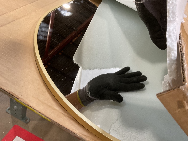 Photo 1 of ***DAMAGED*** OLIXIS 64"x21.5" Arched Full Length Mirror with Stand, Body Mirror
