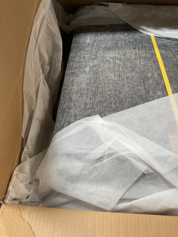 View 3 of ** selling for parts as partial set. One of four boxes. **Marsail Modular Sectional Sofa 110.6" U-Shaped Modern Comfy Cloud Couch, 5-Seat Chenille Deep Seat Sofa with Throw Pillow & Movable Ottoman for Living Room, Bedroom and Apartment, Slate Gray