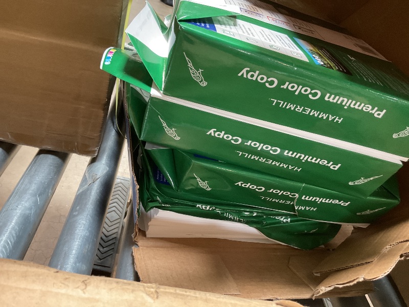 Photo 1 of ** bending/folding damage** Hammermill Printer Paper, Premium Color 32 lb Copy Paper, 8.5 x 11-8 Ream | 4000 Sheets - 100 Bright, Made in the USA, 102630C