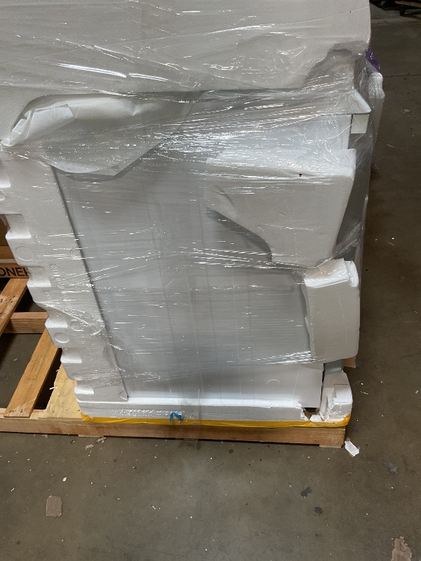 Photo 1 of ** MISSING PLUG. dent/scrape damage** Kenmore 7.0 cu. ft. Front Load Electric Dryer - with Guard to Reduce Wrinkles & Static - Smart Sensor Drying - LED - White