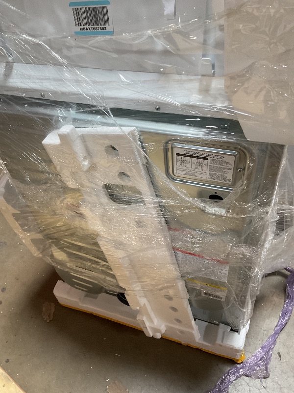 Photo 1 of ** MISSING PLUG. dent/scrape damage** Kenmore 7.0 cu. ft. Front Load Electric Dryer - with Guard to Reduce Wrinkles & Static - Smart Sensor Drying - LED - White