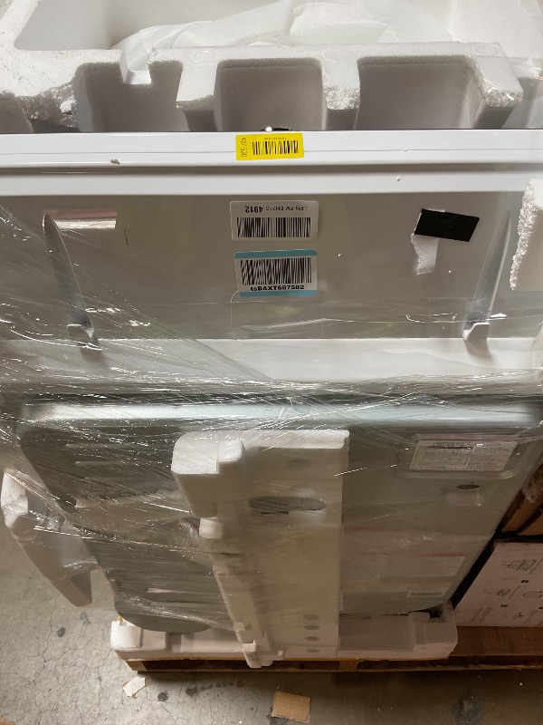 Photo 1 of ** MISSING PLUG. dent/scrape damage** Kenmore 7.0 cu. ft. Front Load Electric Dryer - with Guard to Reduce Wrinkles & Static - Smart Sensor Drying - LED - White