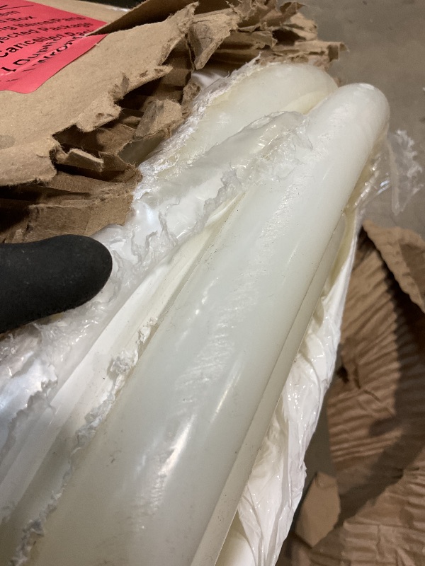 Photo 1 of ** scrape damage **Pex-A Tubing 1 Inch x 300 Ft Pex Tube Coil, Non-Barrier Pex Pipe for Potable Water, 1" Pex Flexible Water Tubing for Plumbing, White Pex Tubing