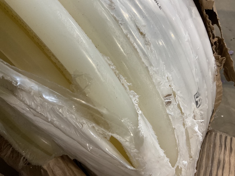 Photo 1 of ** scrape damage **Pex-A Tubing 1 Inch x 300 Ft Pex Tube Coil, Non-Barrier Pex Pipe for Potable Water, 1" Pex Flexible Water Tubing for Plumbing, White Pex Tubing