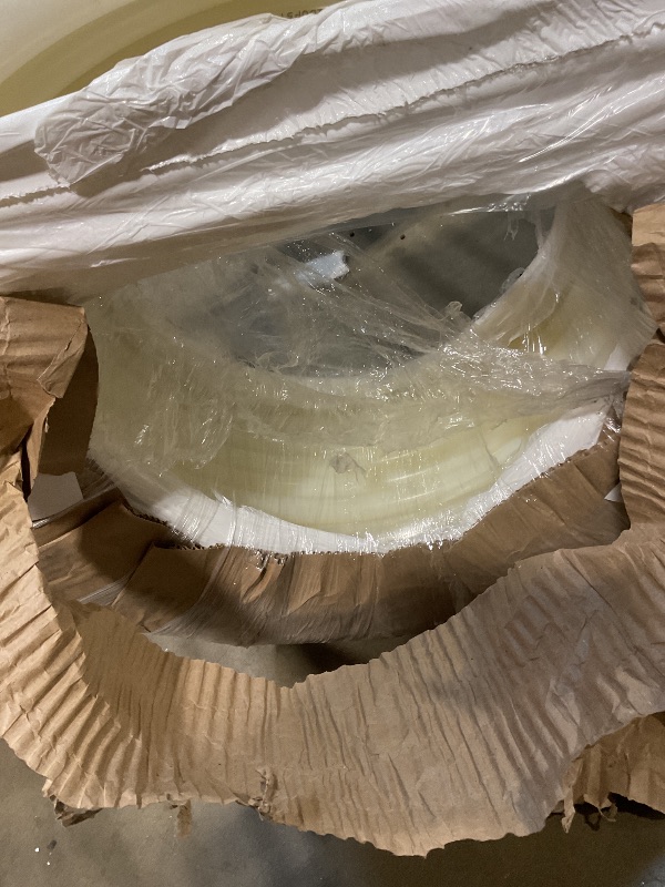 Photo 1 of ** scrape damage **Pex-A Tubing 1 Inch x 300 Ft Pex Tube Coil, Non-Barrier Pex Pipe for Potable Water, 1" Pex Flexible Water Tubing for Plumbing, White Pex Tubing