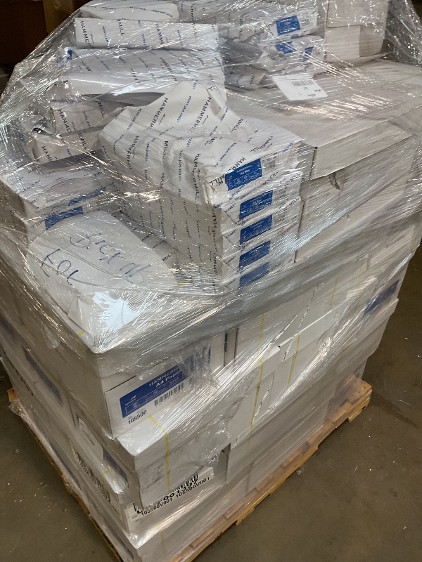 Photo 1 of ** WILL NEED A TRUCK FOR PICK UP. BENDING/FOLDING DAMAGE, A COUPLE CASES CAME LOOSE.**Hammermill A4 Paper, 20 lb Copy Paper (210mm x 297mm - 92 Bright, Made in the USA) - 1 Pallet, 40 Cases (200,000 Sheets)